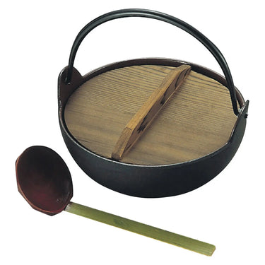 Chubu Cast Iron Inaka Nabe Pot 16cm with Pot Mat