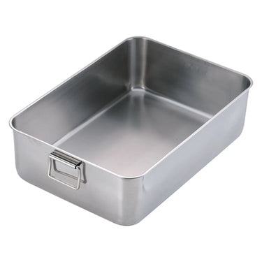 Clover Stainless Steel Deep Tray with Handles