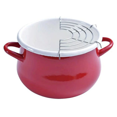 Cozy Cook Enamel Tempura Pot