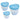D&S Silicon Multipurpose Silicone Bowl Set 3 pcs