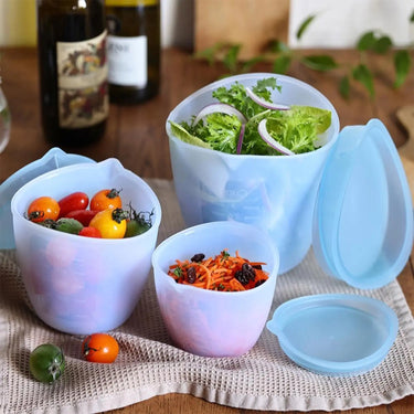 D&S Silicon Multipurpose Silicone Bowl 3-Piece Set
