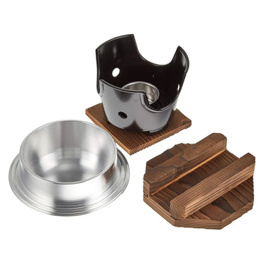 EBM Aluminum Shallow Kamameshi Pot Set