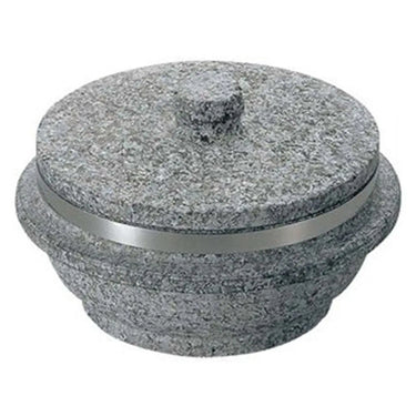 EBM Jangsu Stone Bibimbap Bowl with Stone Lid and Support Ring