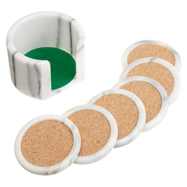 EBM Marble Coaster 6-Piece Set