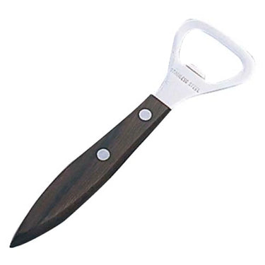 EBM Stainless Steel Bottle Opener with Wooden Handle