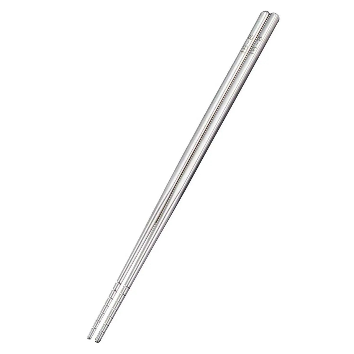 EBM Stainless Steel Hollow Non-Slip Chopsticks 23cm 10 Pairs