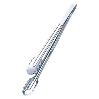EBM Stainless Steel Scalloped Utility Tongs