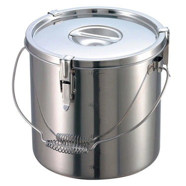 EBM Stainless Steel Stockpot with Swing Handle and Scale