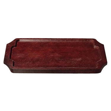 EBM Square Wooden Base for Double Handle Skillet