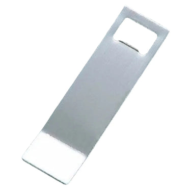 EBM Stainless Steel Rectangle Bottle Opener
