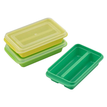 Ebisu Polypropylene Ice Tray 3 Trays 2 pcs Each
