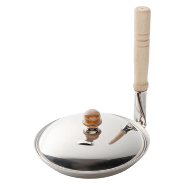 Fujinosu 3-Ply Stainless Steel Induction Oyakodon Pan with Lid