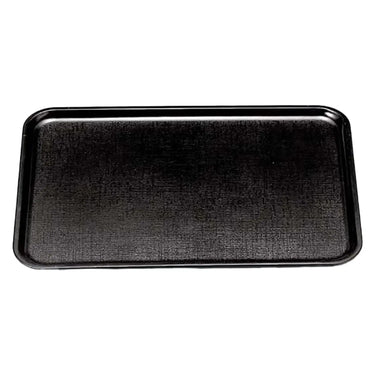 Fukui Craft FRP Non-Slip Serving Tray Black Nunome