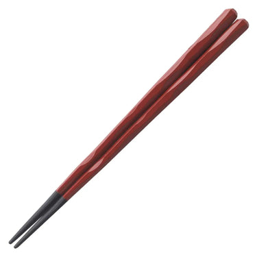 Fukui Craft PBT Resin Hexagonal Ittobori-Carved Lacquered Non-Slip Chopsticks