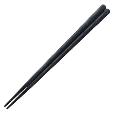 Fukui Craft PBT Resin Hexagonal Rough-Carved Lacquered Non-Slip Chopsticks 22.5cm
