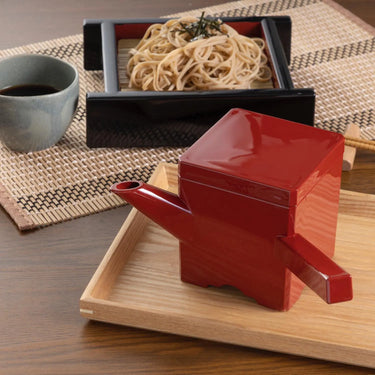 Fukui Craft Square Yutou Soba Broth Pot Red