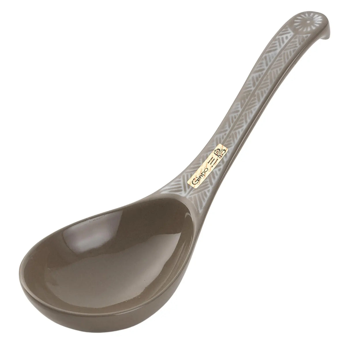 Ginpo Banko Ware Renge Soup Spoon &amp; Spoon Rest