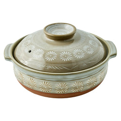 Ginpo Mishima Induction Ceramic Donabe Clay Pot