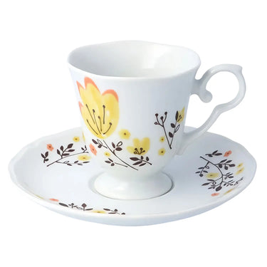 Harekutani Haruhana Porcelain Cup & Saucer