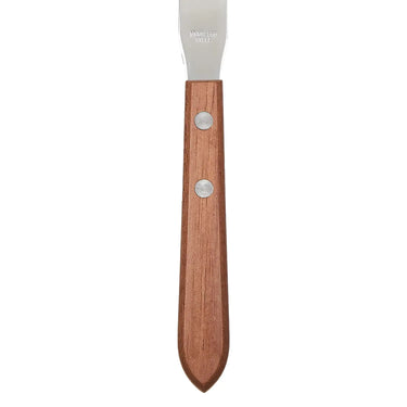 IntecKaneki Stainless Steel Icing Spatula with Wooden Handle