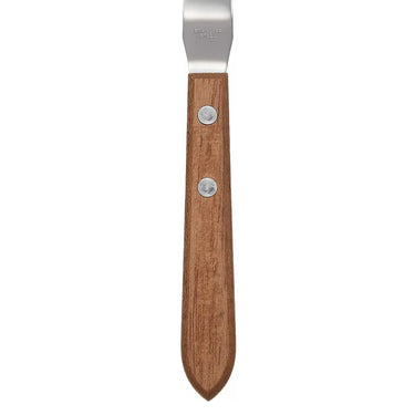 IntecKaneki Stainless Steel Offset Icing Spatula with Wooden Handle