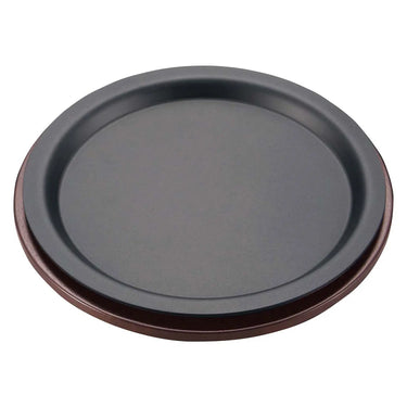 Ikeda 3-Ply Stainless Steel Round Sizzler Platter