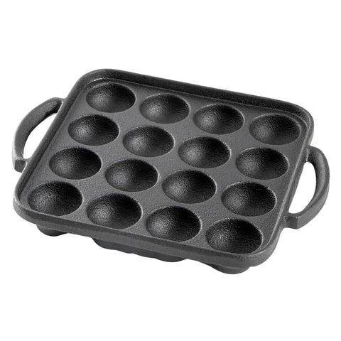 Ikenaga Cast Iron Takoyaki Pan 16-Ball – Globalkitchen Japan