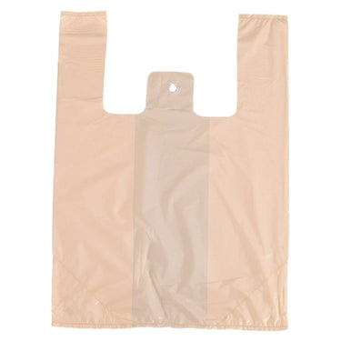 Itochu High-Density Polyethylene T-Shirt Bags with Gusseted Bottom 100-Count