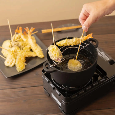 Iwachu Cast Iron Tempura and Fondue Pot