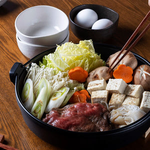 Sukiyaki Nabe Pot Stainless Steel with Removable Handle (Not