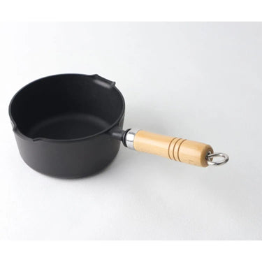 Iwachu Cast Iron Tempura Pot with Wooden Handle