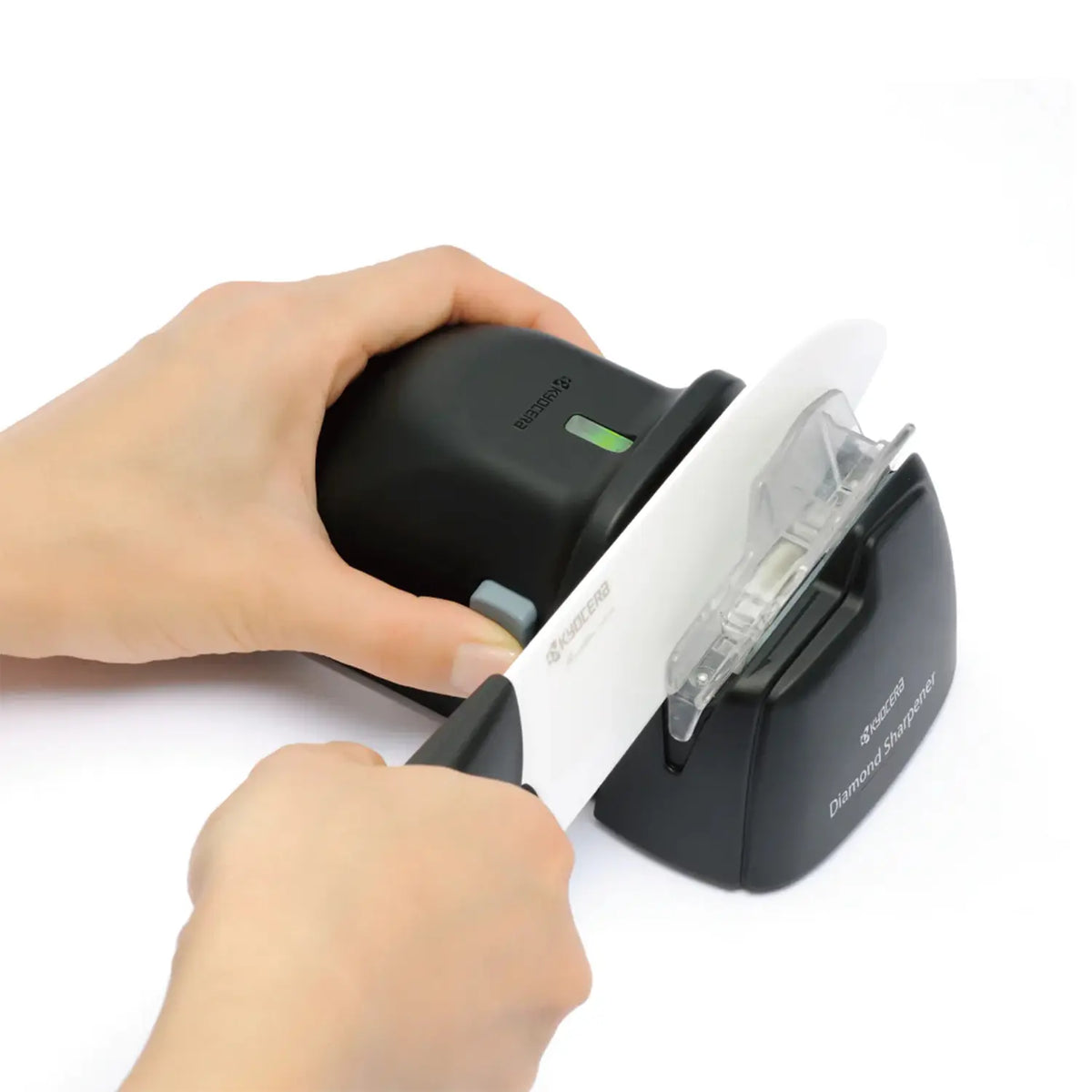KYOCERA Electric Diamond Knife Sharpener for Double Edged Blade