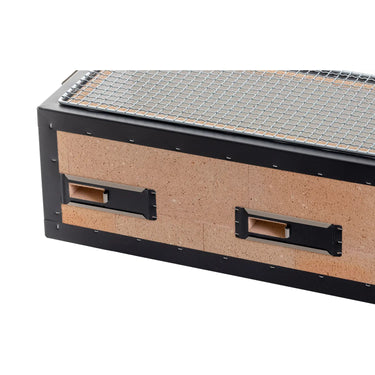 Kaginushi Charcoal Konro Grill with Mesh Net - Medium