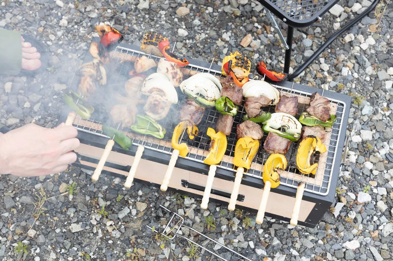 Compact but Mighty Charcoal Grill