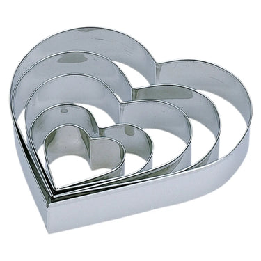 Kai Stainless Steel Heart Cookie Cutter 5 pcs