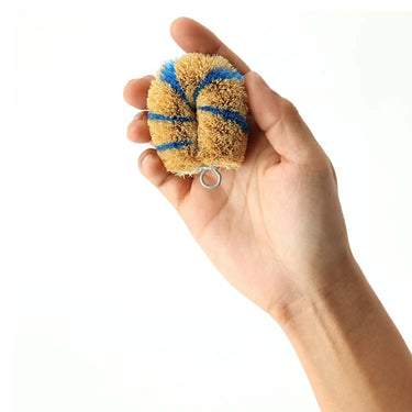 Kamenoko Tawashi Palm Striped Mini Scrub Brush