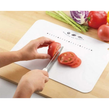 Kawasaki Plastics Elastomeric Resin Soft Cutting Board with Ruler Markings