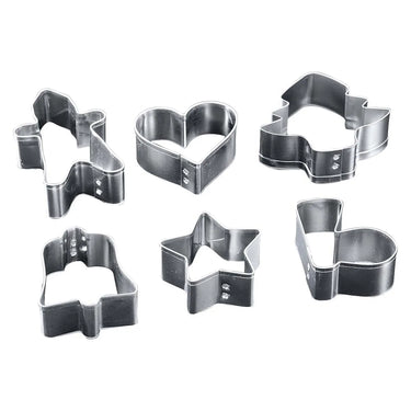 Kubodera Tin Christmas Cookie Cutter 6 pcs