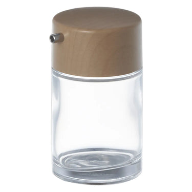 M-Taka Glass Soy Sauce Dispenser Wood-Grain