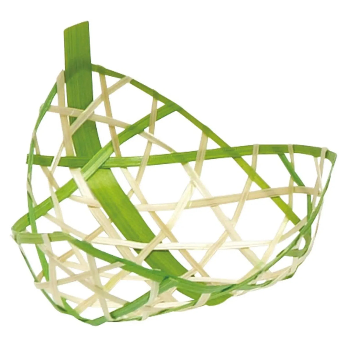 MANYO Bamboo Small Serving Basket Mitsuba