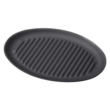 MIN Cast Iron Oval Sizzler Platter Grill