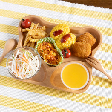 Marujyu Beechwood Kids Plate Bear