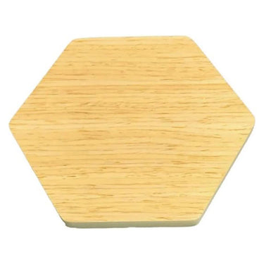 Marujyu Natural Wood Hexagonal Coaster