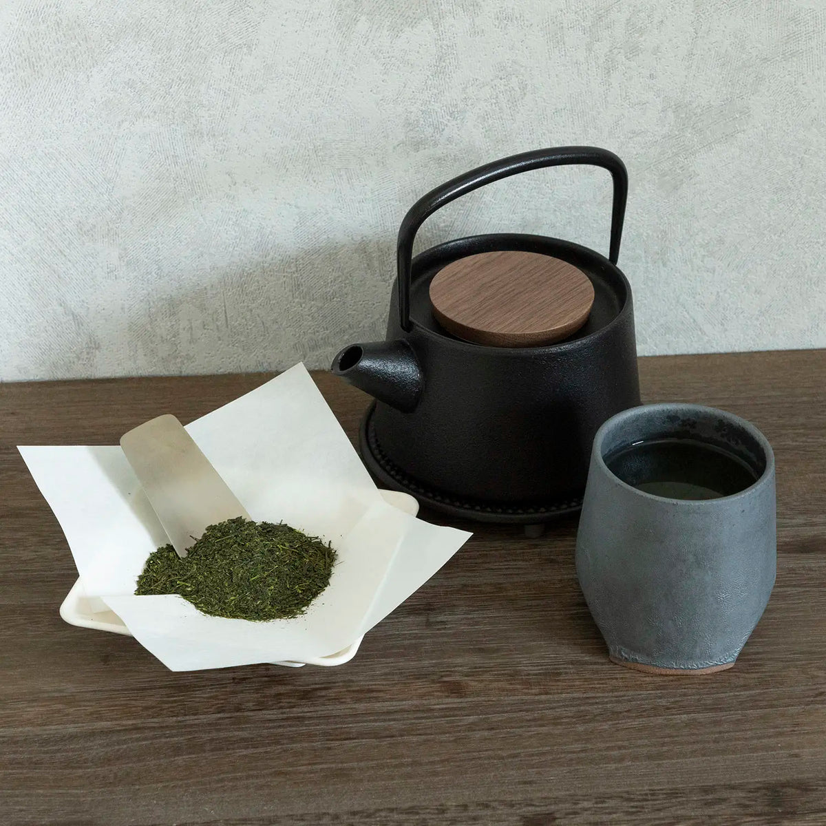 Marumi Yasuda Kawara TSUKI Ceramic Yunomi Teacup
