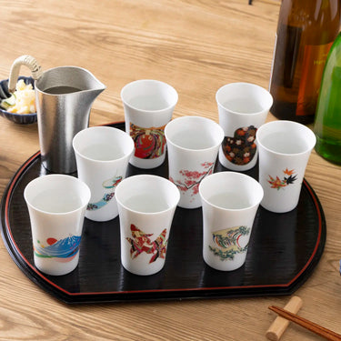 Marumo Takagi Heat Sensitive Ceramics Cup Mt. Fuji