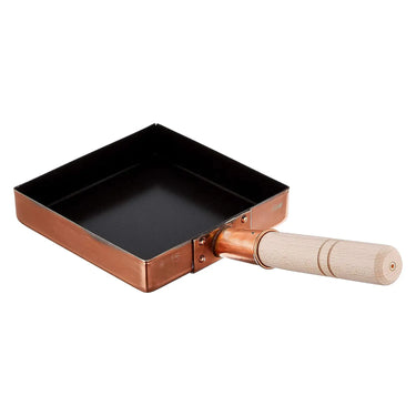 Marushin Douki Copper Nonstick Tamagoyaki Omelette Pan Kanto Style