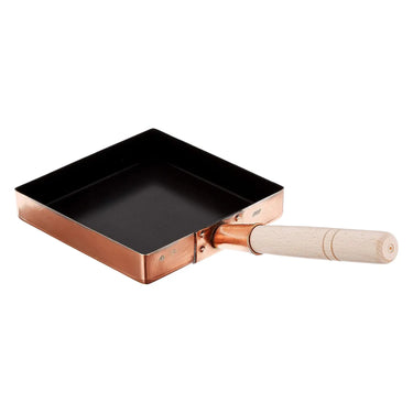 Marushin Douki Copper Nonstick Tamagoyaki Omelette Pan Kanto Style