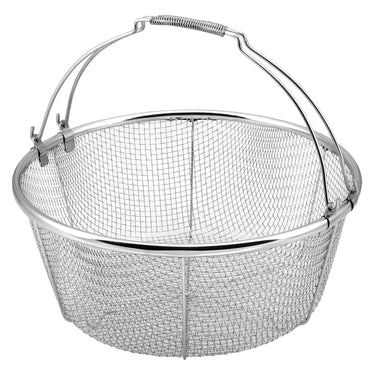 Minex Stainless Steel Mesh Draining Basket with Handles