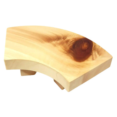 Miyabi Urushi Kogei Hinoki Cypress Wooden Sushi Geta Plate