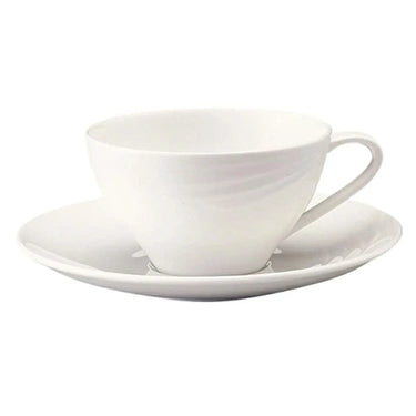 Miyawo Amuse White Reinforced Porcelain Classic Tea Cup 200ml